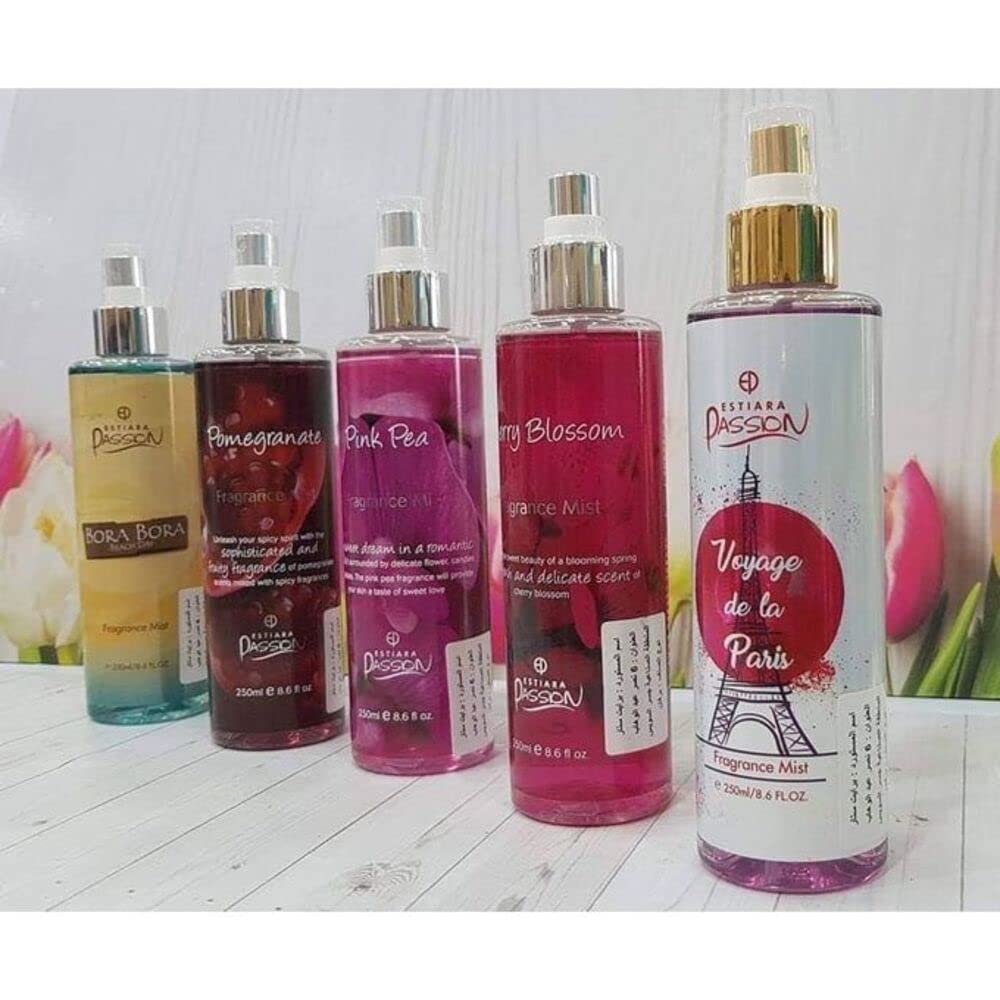 Estiara Passion Body Mists 250ml (Different Fragrance Flavors