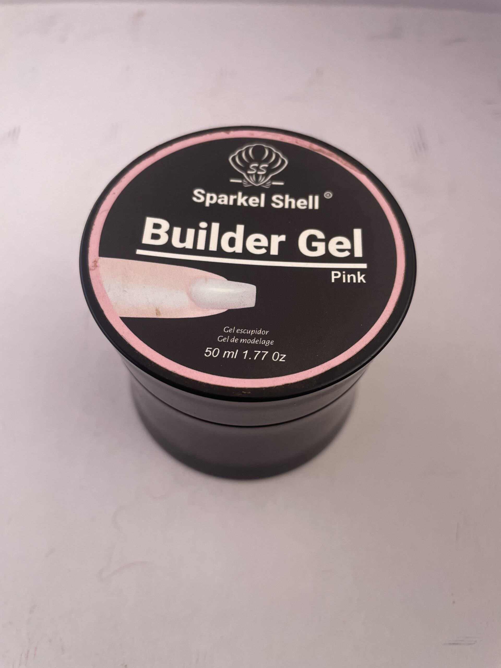 Sparkle Shell Builder Gel (Nude, Clear, Pink) 50ml - Image 2