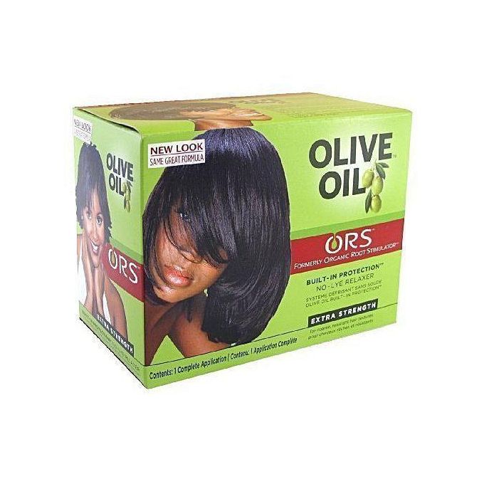 Ors Olive Oil Hair Relaxer Extra Strength Kit