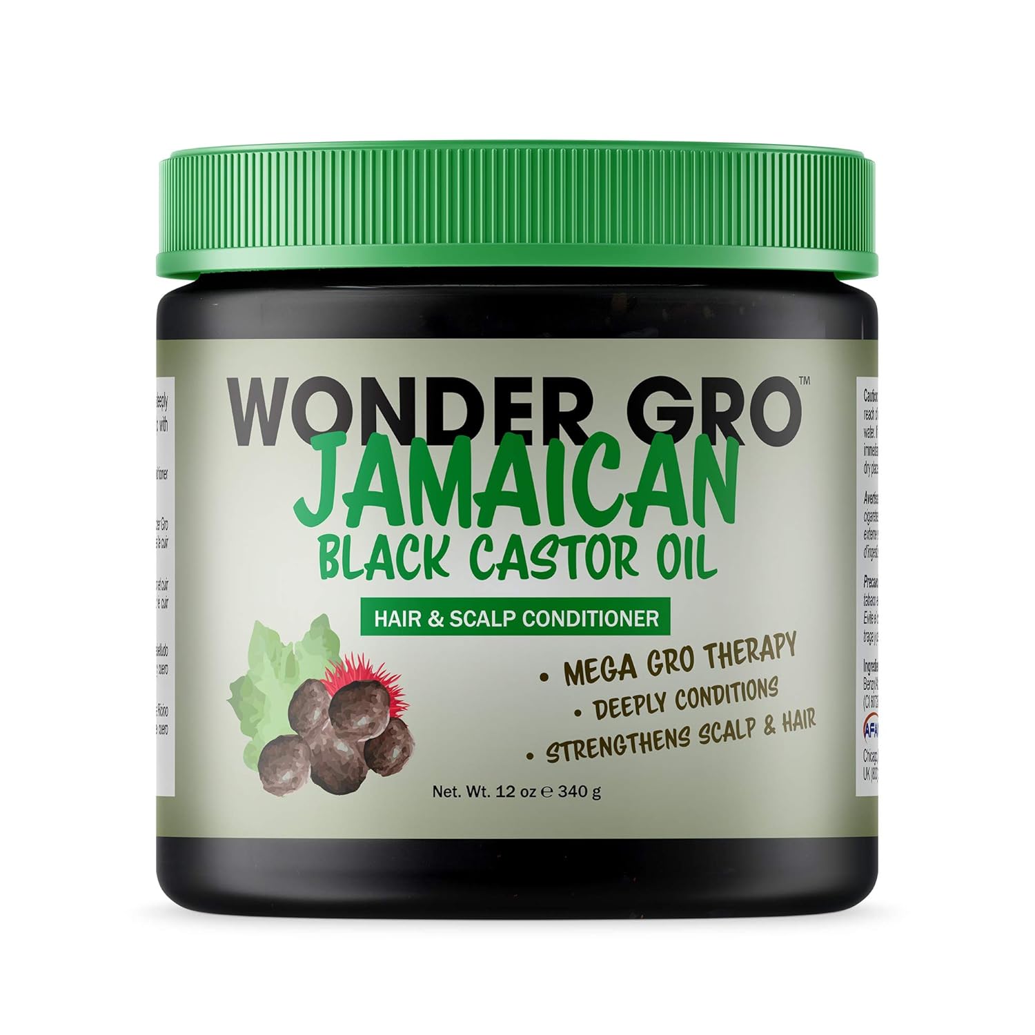 Wonder Gro Jamaican Black Castor Oil 340g